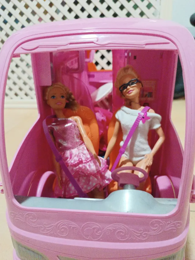 Caravana Barbie Rosa