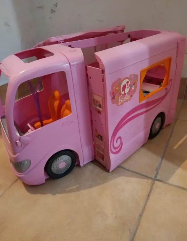 Caravana Barbie Rosa
