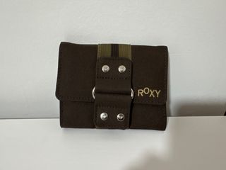 Cartera Roxy Marrón y Verde Militar