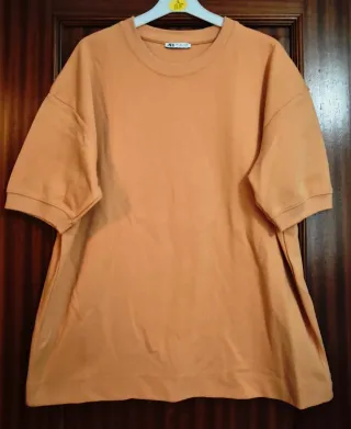 Camiseta/Sudadera Zara Naranja Talla L