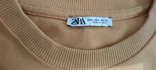 Camiseta/Sudadera Zara Naranja Talla L