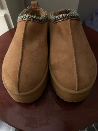 Zapatos imitación UGG marrones