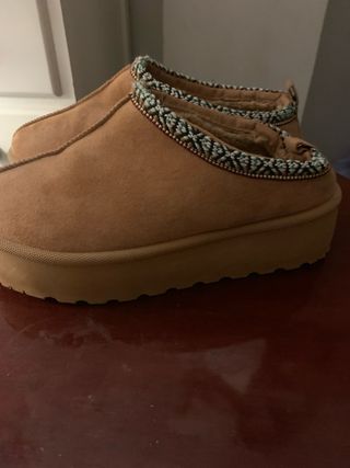 Zapatos imitación UGG marrones