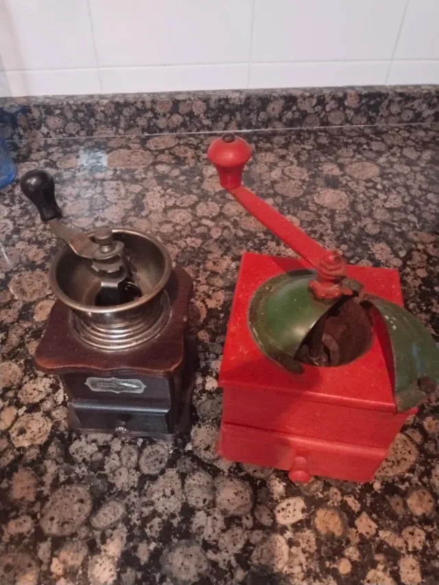 Molinillos de café manuales vintage