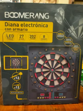 Diana Electrónica Boomerang con Armario