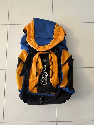 Zaino KAPPA trekking escursioni blu arancione