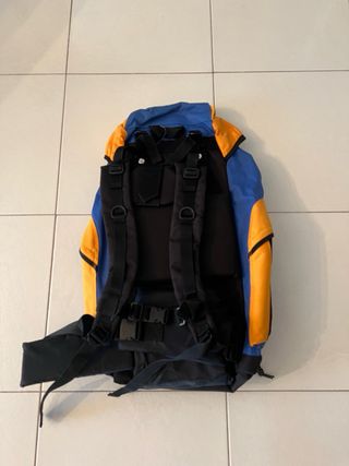 Zaino KAPPA trekking escursioni blu arancione