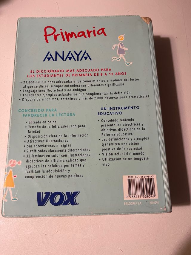 Diccionario: Lengua Espanola Primaria