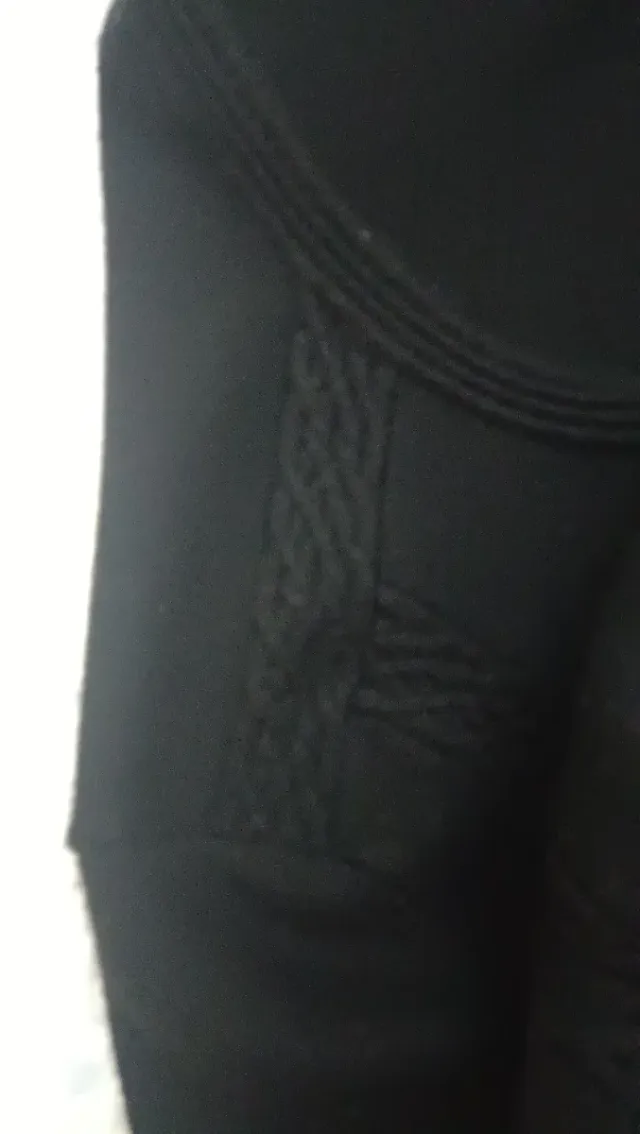 Cárdigan de lana negro