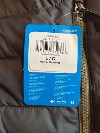 Chaqueta Columbia Powder Lite Talla L