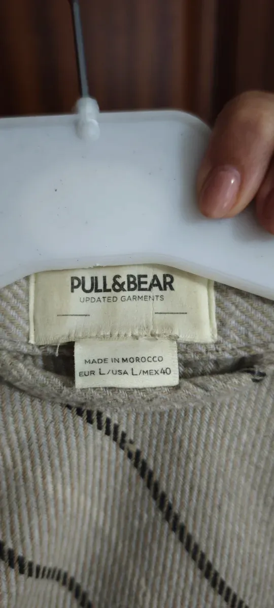 Camisa de invierno Pull&Bear Talla M