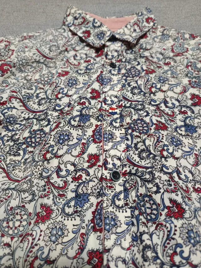 Camisa estampada manga larga