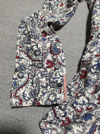 Camisa estampada manga larga