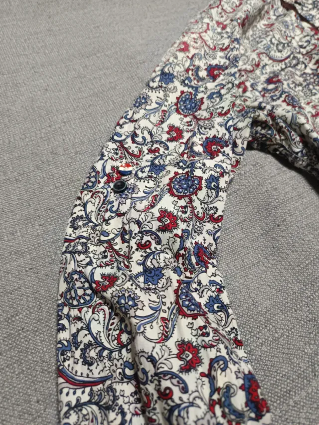 Camisa estampada manga larga