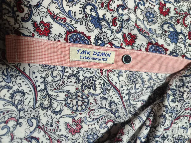 Camisa estampada manga larga