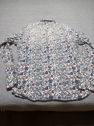 Camisa estampada manga larga