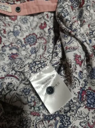 Camisa estampada manga larga