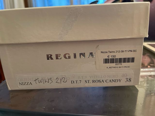 Zapatos de tango Regina Talla 38 rosa metalizado