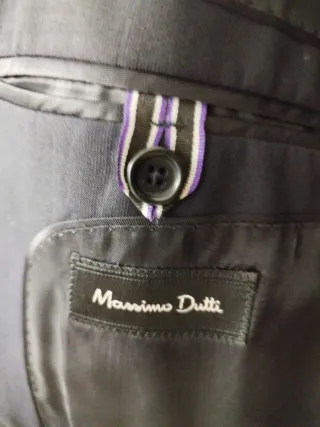 Traje de hombre azul