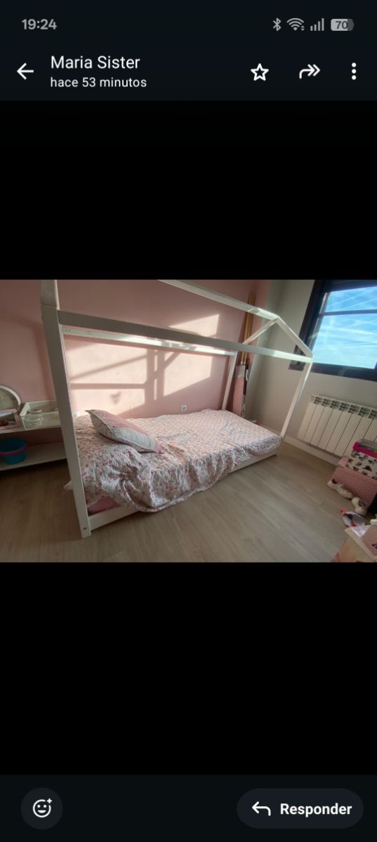 Cama Montessori Infantil/Juvenil Blanca