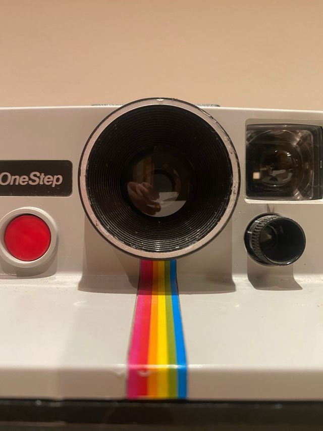 Cámara Polaroid OneStep SX-70 Gris Multicolor