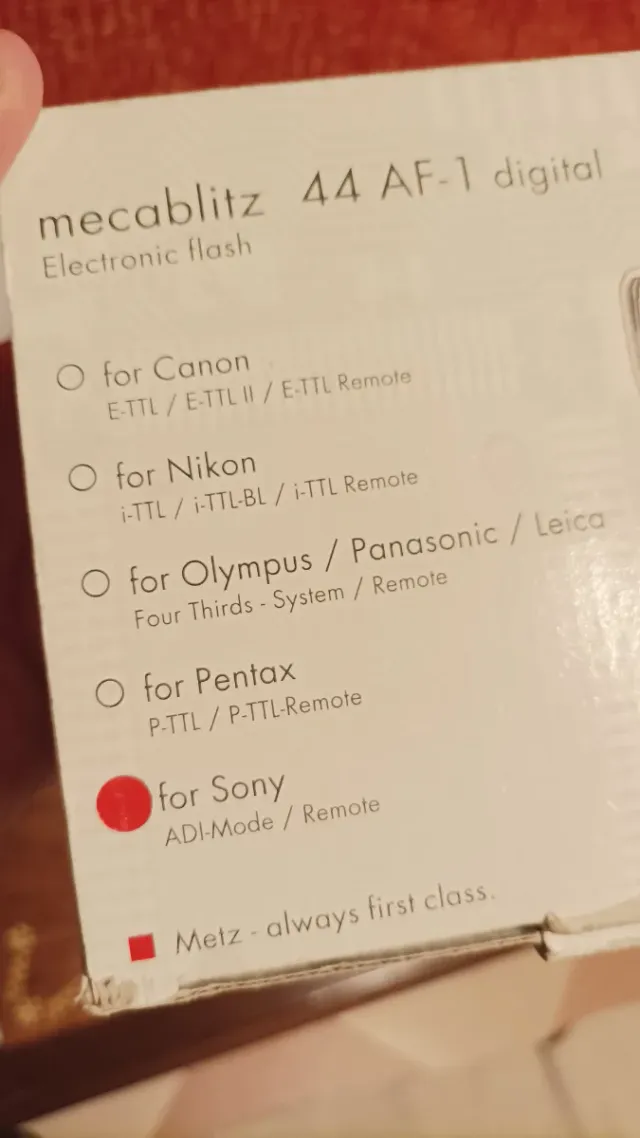 Flash Metz mecablitz 44 AF-1 digital para Sony