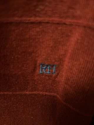 Jersey chico cremallera cuello alto burdeos