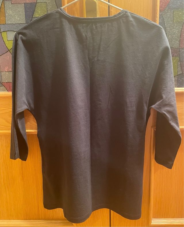 Camiseta Purificación García flores manga francesa