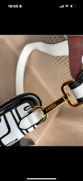 Borsa Fendi Bianco e Nero