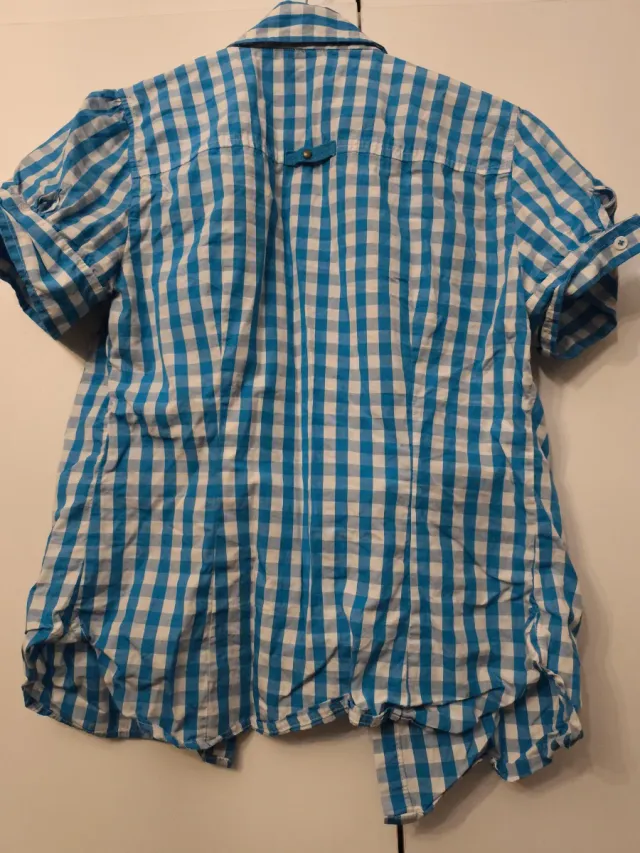 Camisa Pedro del Hierro cuadros azul y blanco