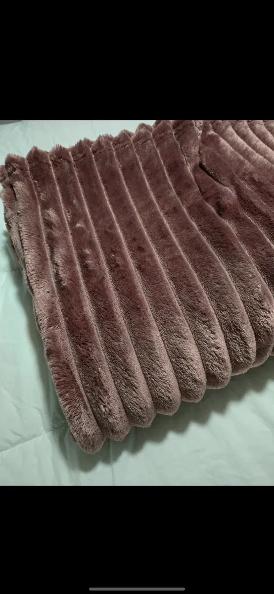 Manta Leroy Merlín rosa empolvado