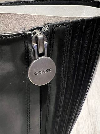 Botas Geox Caña Alta Talla 39 Mujer Negras