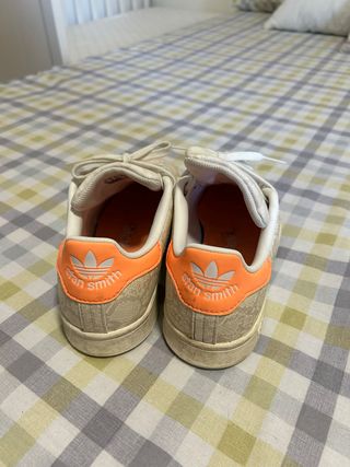 Zapatillas Adidas Stan Smith Beige Naranja