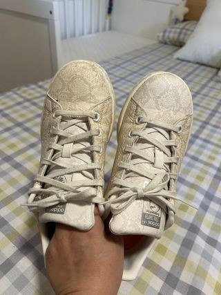 Zapatillas Adidas Stan Smith Beige Naranja