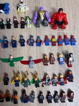Lote Figuras Lego Marvel Súper Héroes
