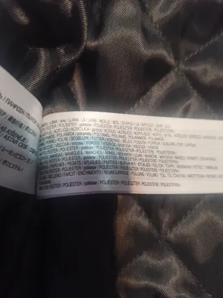 Chaqueta Bomber Negra con 'M'