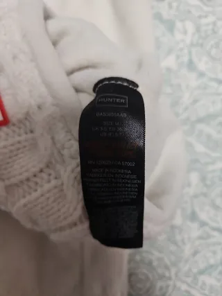 Calcetines Hunter Grises y Blancos. Talla M 36-38