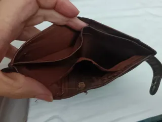 Cartera de hombre marrón