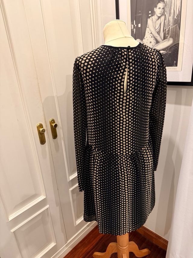 Vestido Michael Kors Negro y Beige