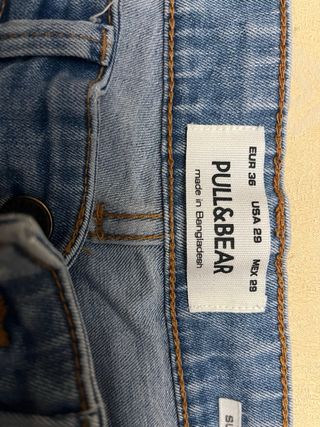 Pantalones vaqueros Pull&Bear azules