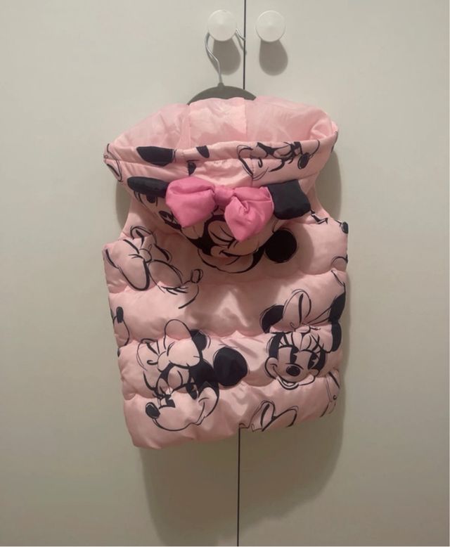 Chaleco rosa Minnie Mouse