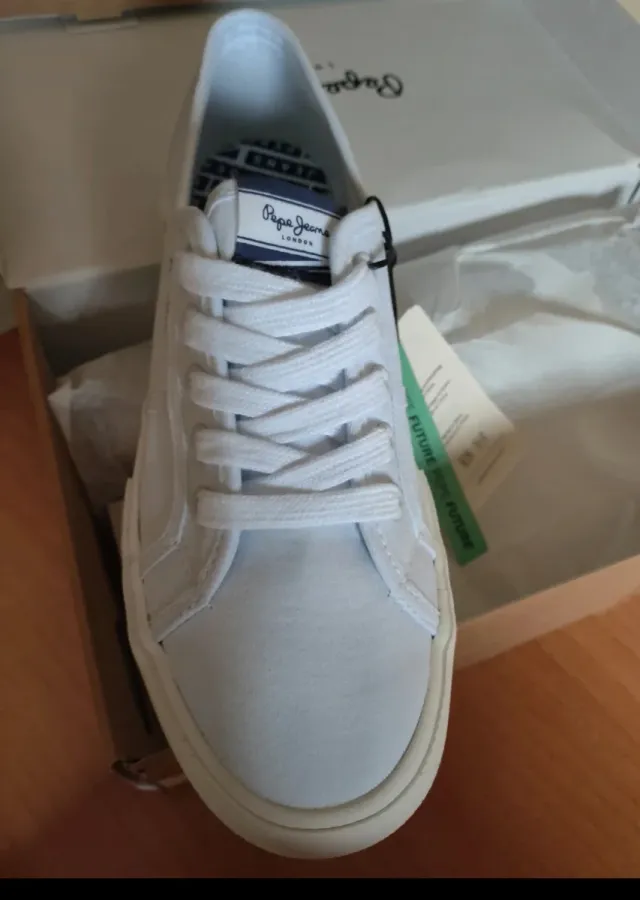 Zapatillas, bambas, deportivas Pepe Jeans Blancas