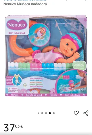 Nenuco nadadora con flotador