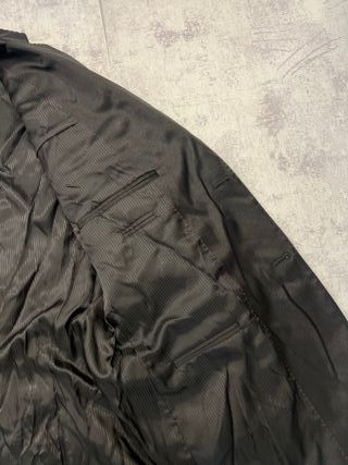 Completo uomo nero satinato taglia L