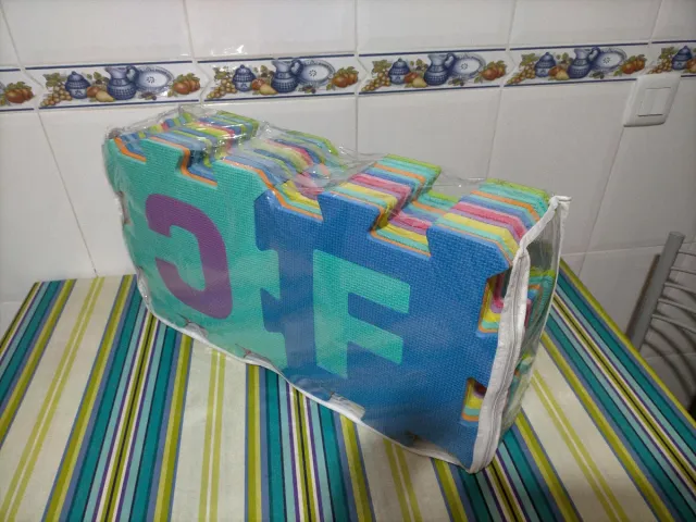 Alfombra Foam Abecedario Tapiz Goma
