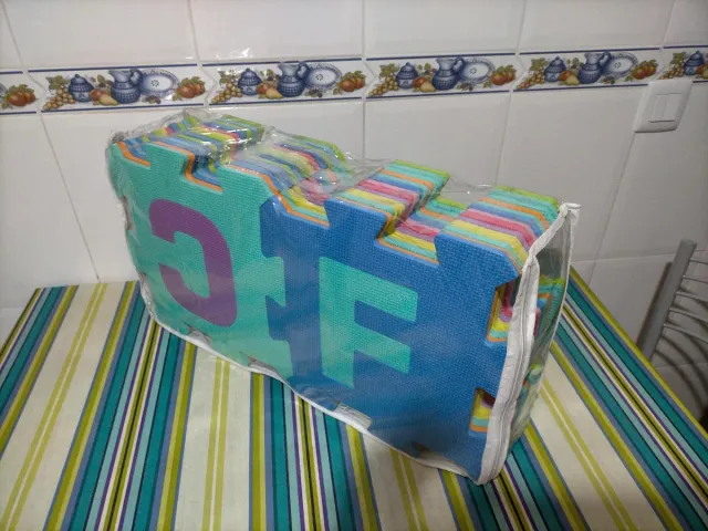 Alfombra Foam Abecedario Tapiz Goma