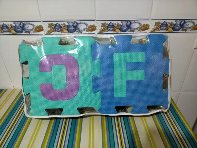 Alfombra Foam Abecedario Tapiz Goma