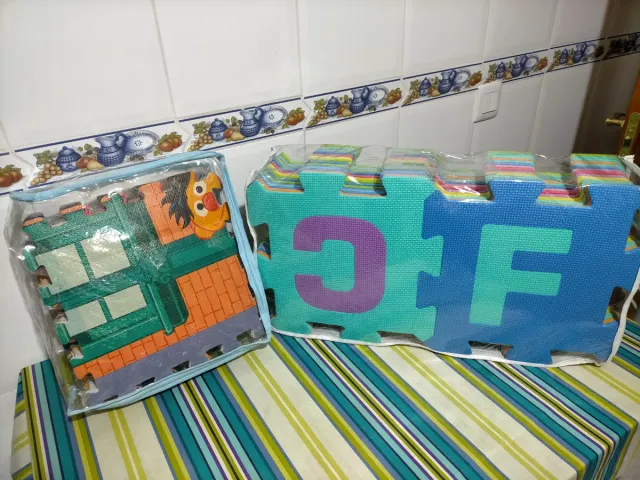 Alfombra Foam Abecedario Tapiz Goma