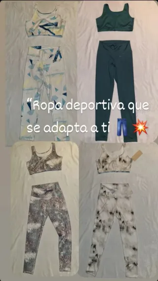 Conjuntos deportivos falda y top