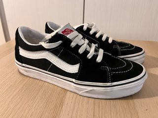 Vans Sk8 Low Sneakers Nero Bianco